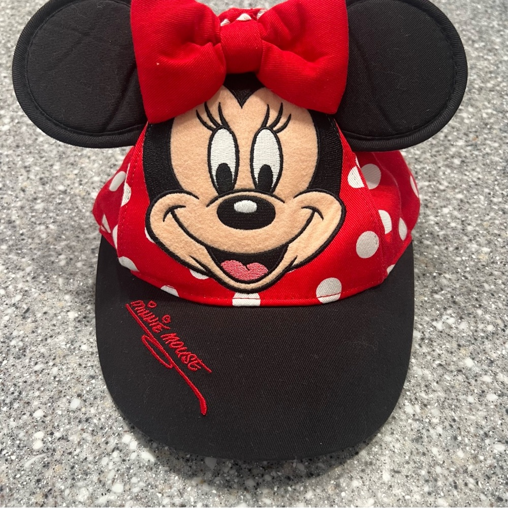 Toddler Minnie Mouse hat from Walt Disney World